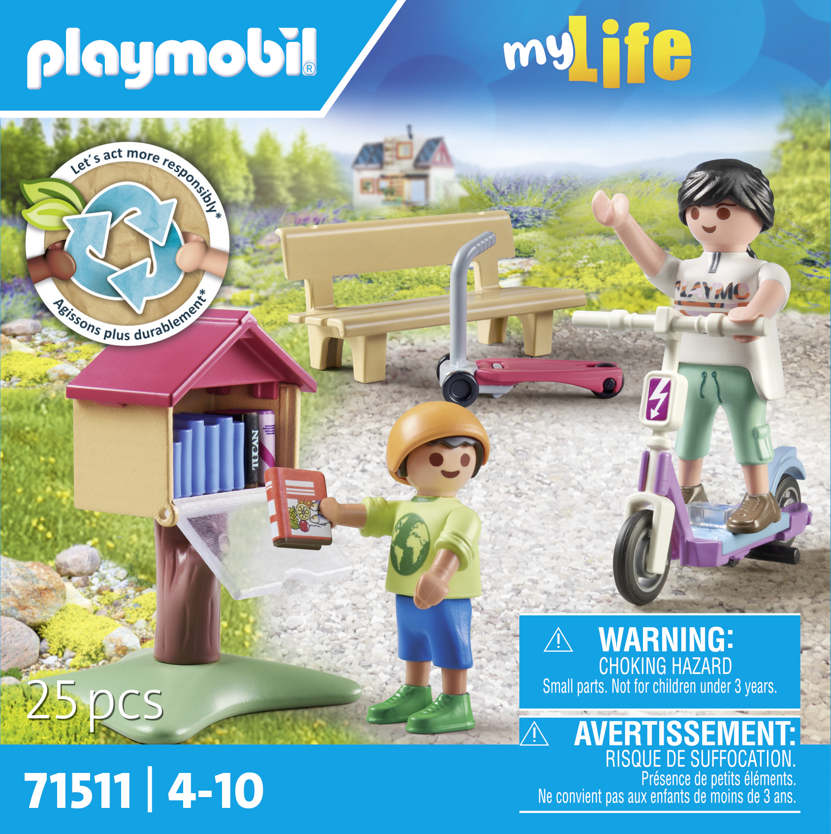 Jeux D'imitation Boîte À Livres Avec Maman Et Enfant Playmobil La Boite