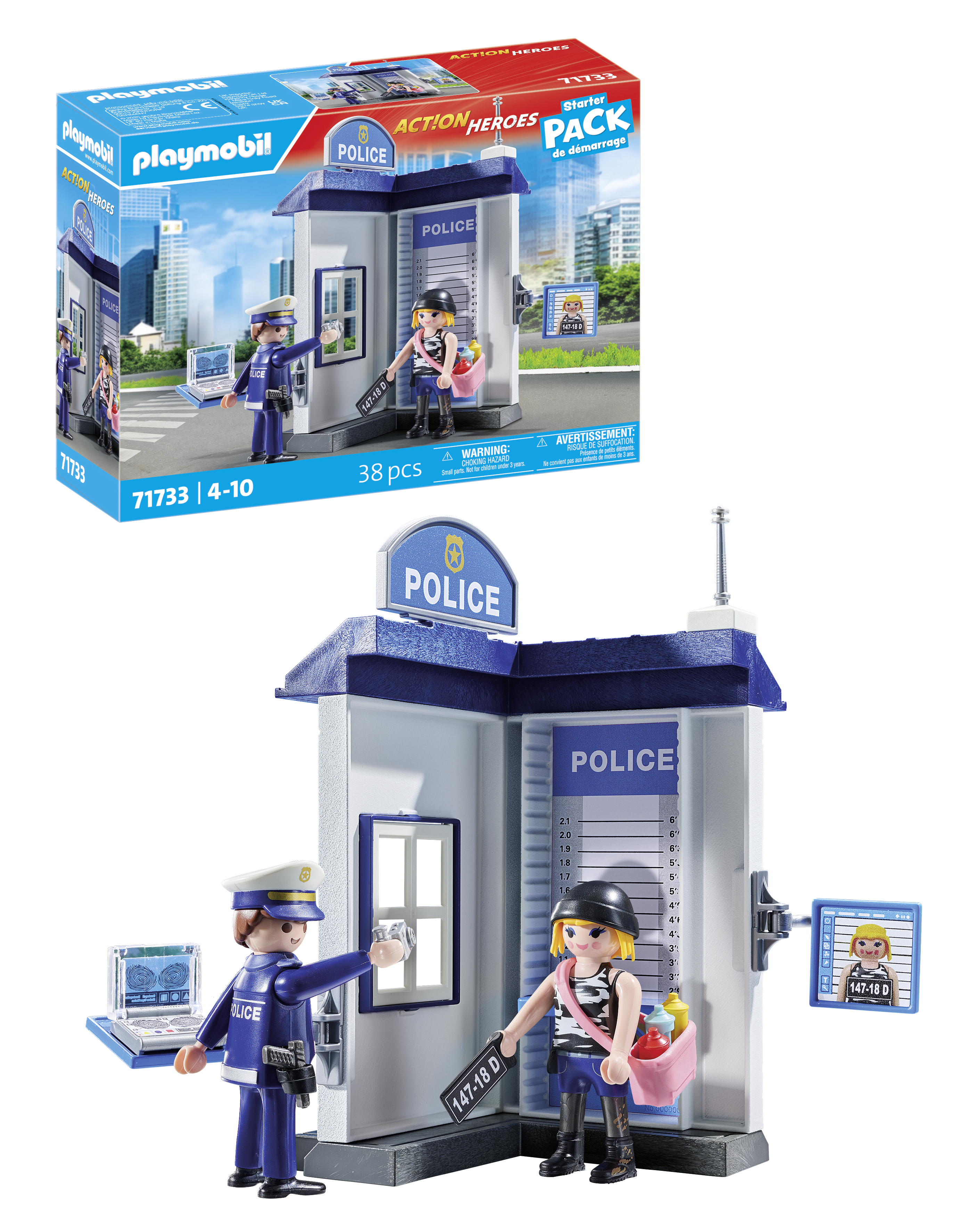 Salle D'interrogatoire De Police Playmobil La Boite