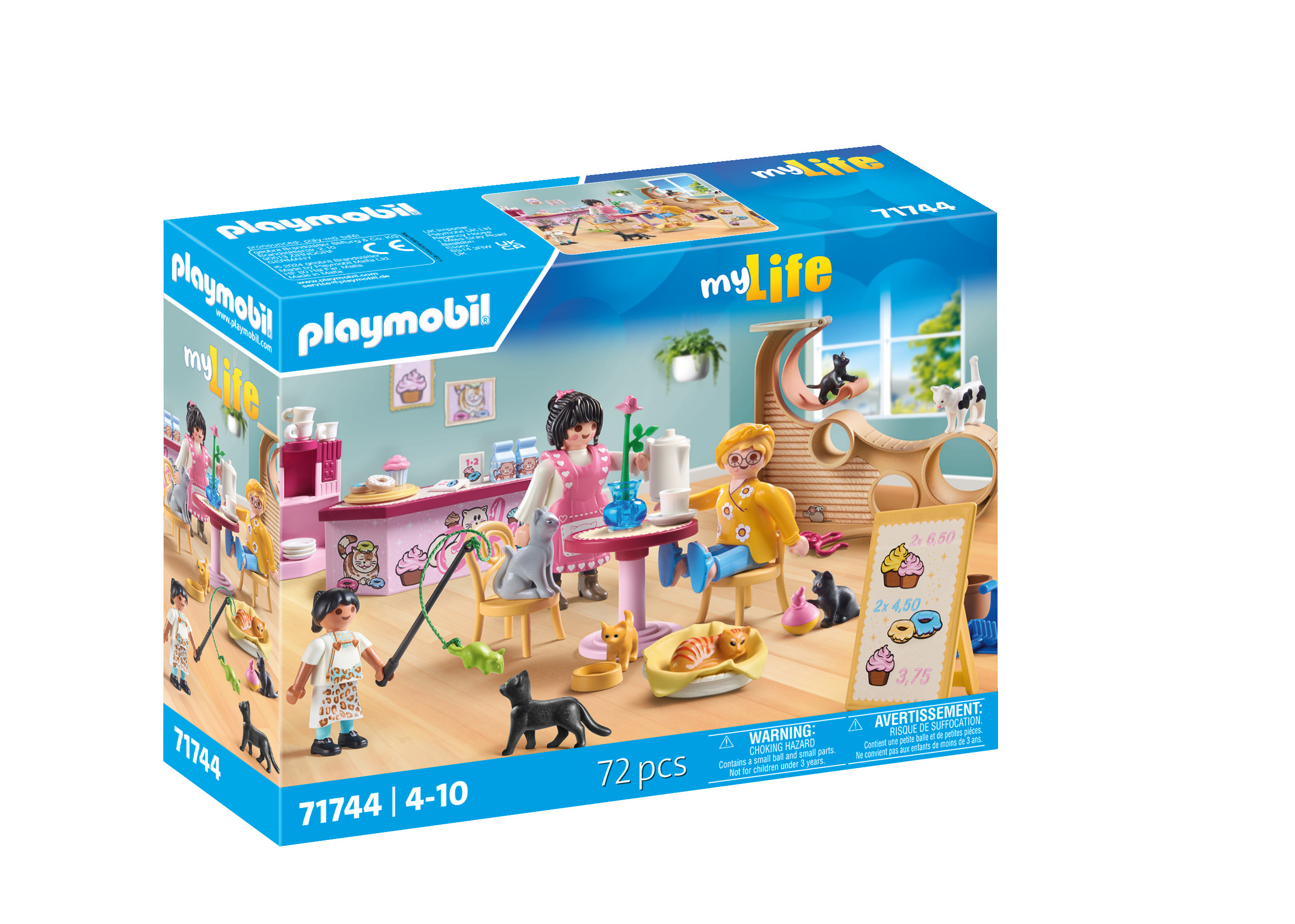 Bar à Chats PLAYMOBIL avec 6 Chats et 3 Personnages Amusants Neuf - vue 5