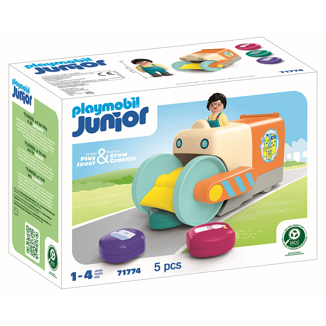 Playmobil Junior 71774 Camion de collecte de déchets - vue 9