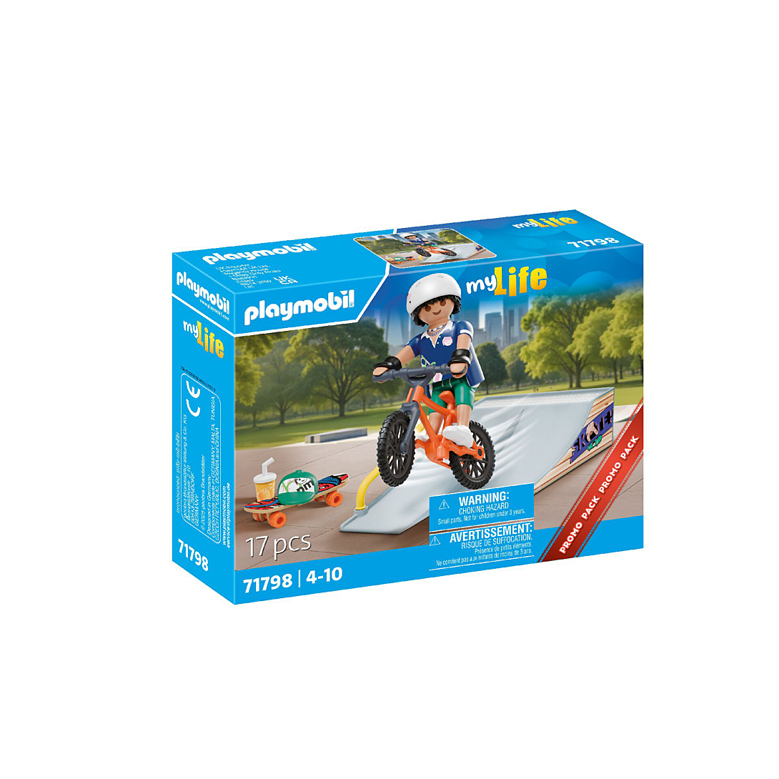 PLAYMOBIL 71798 Snowboarder avec rampe de glisse - vue 9