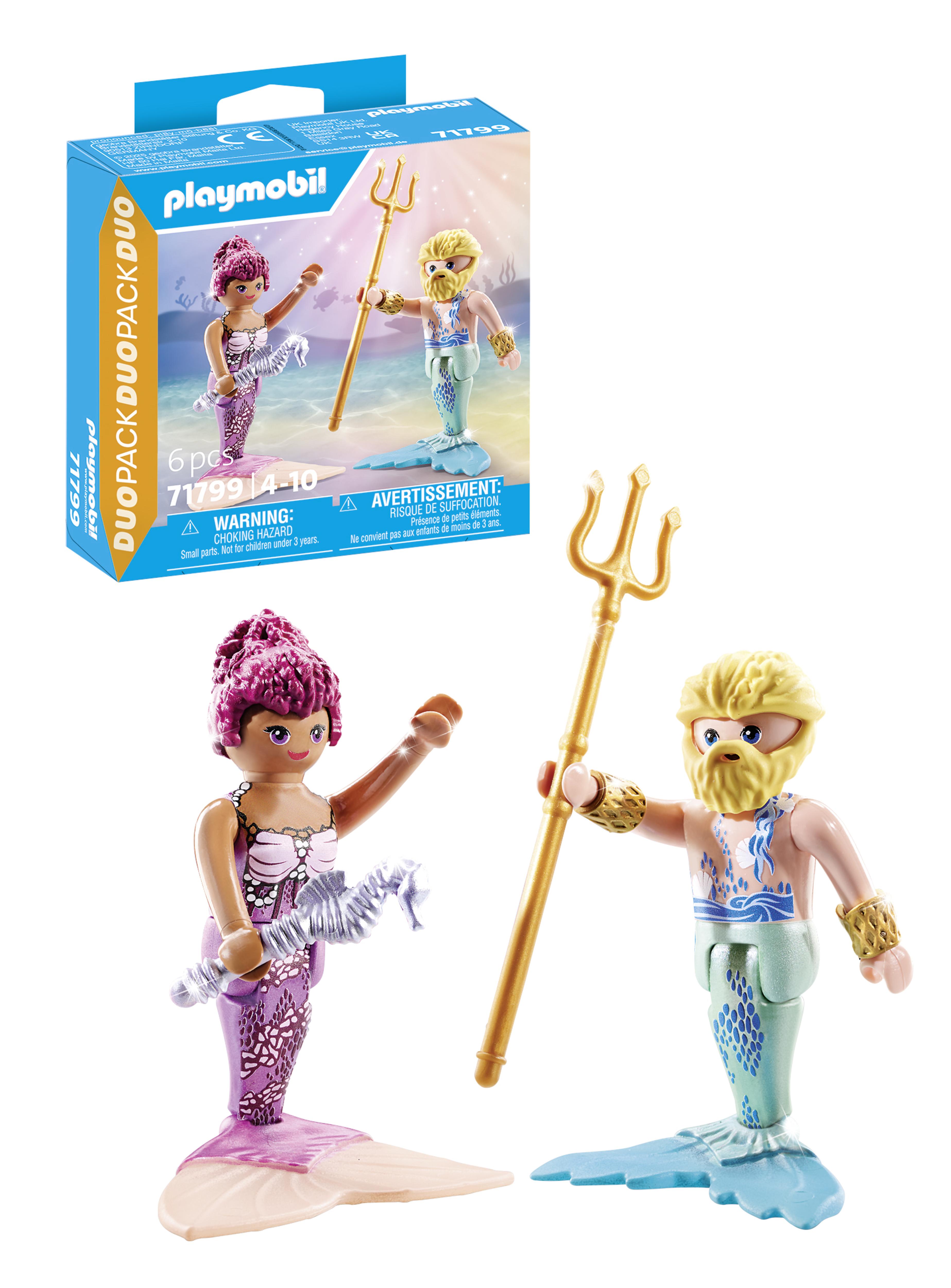 Playmobil 71799 Sirene et triton avec sceptre et trident