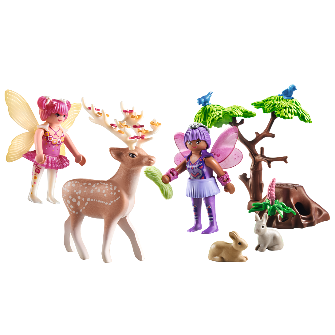 Playmobil 71800 Duo de fées avec animaux de la foret