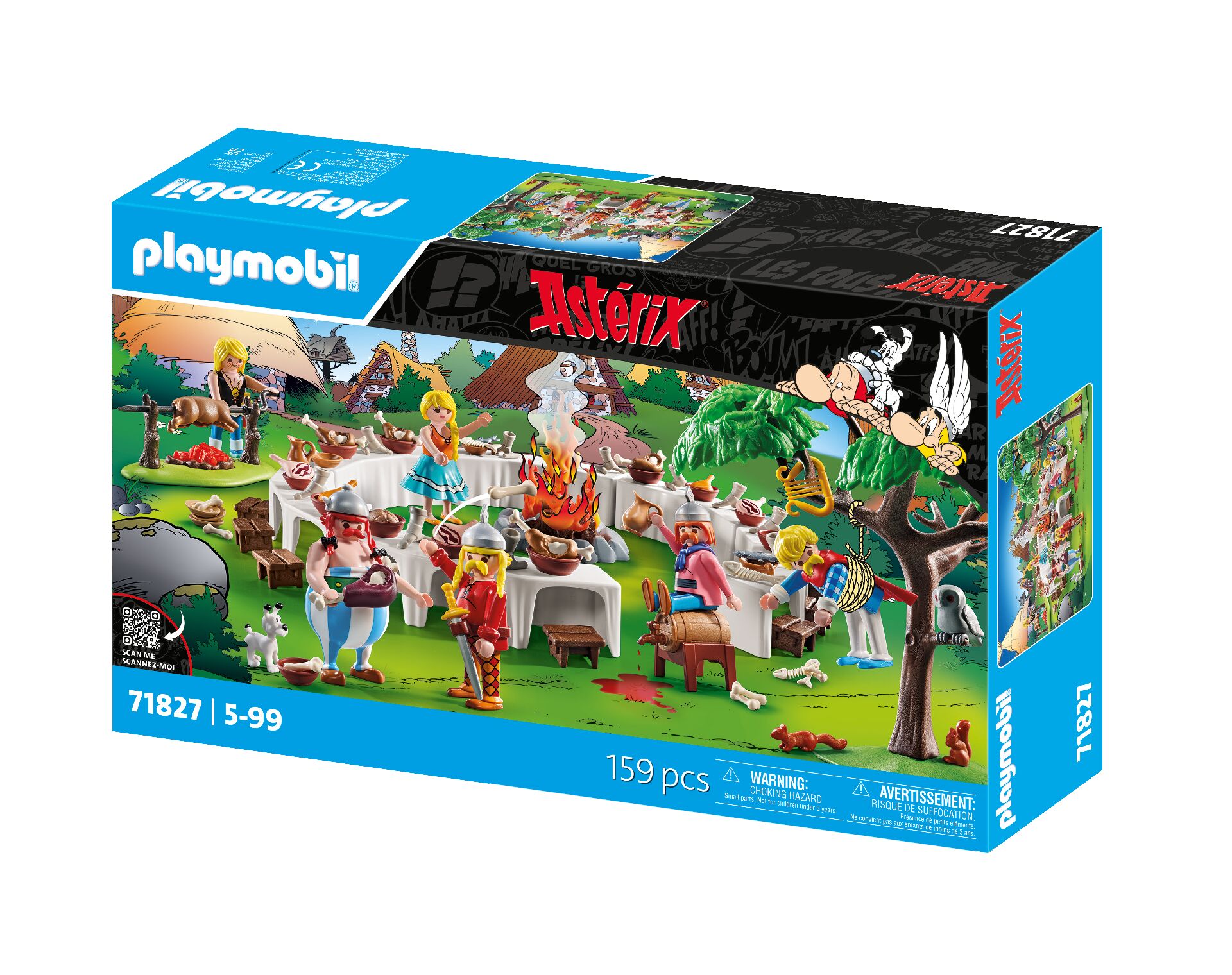 PLAYMOBIL | Asterix | Le Festin du Village | Jeu Astérix | Astérix et Obélix | Jouet d’Aventure pour Enfants de et Plus | 71827 - vue 1