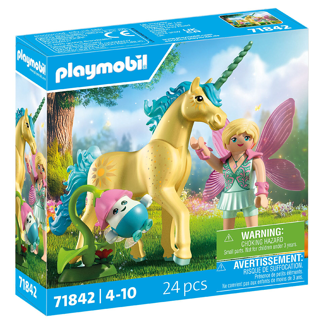 Playmobil Magic Unicorns 71842 Licorne Fleur de soleil avec fée - vue 10