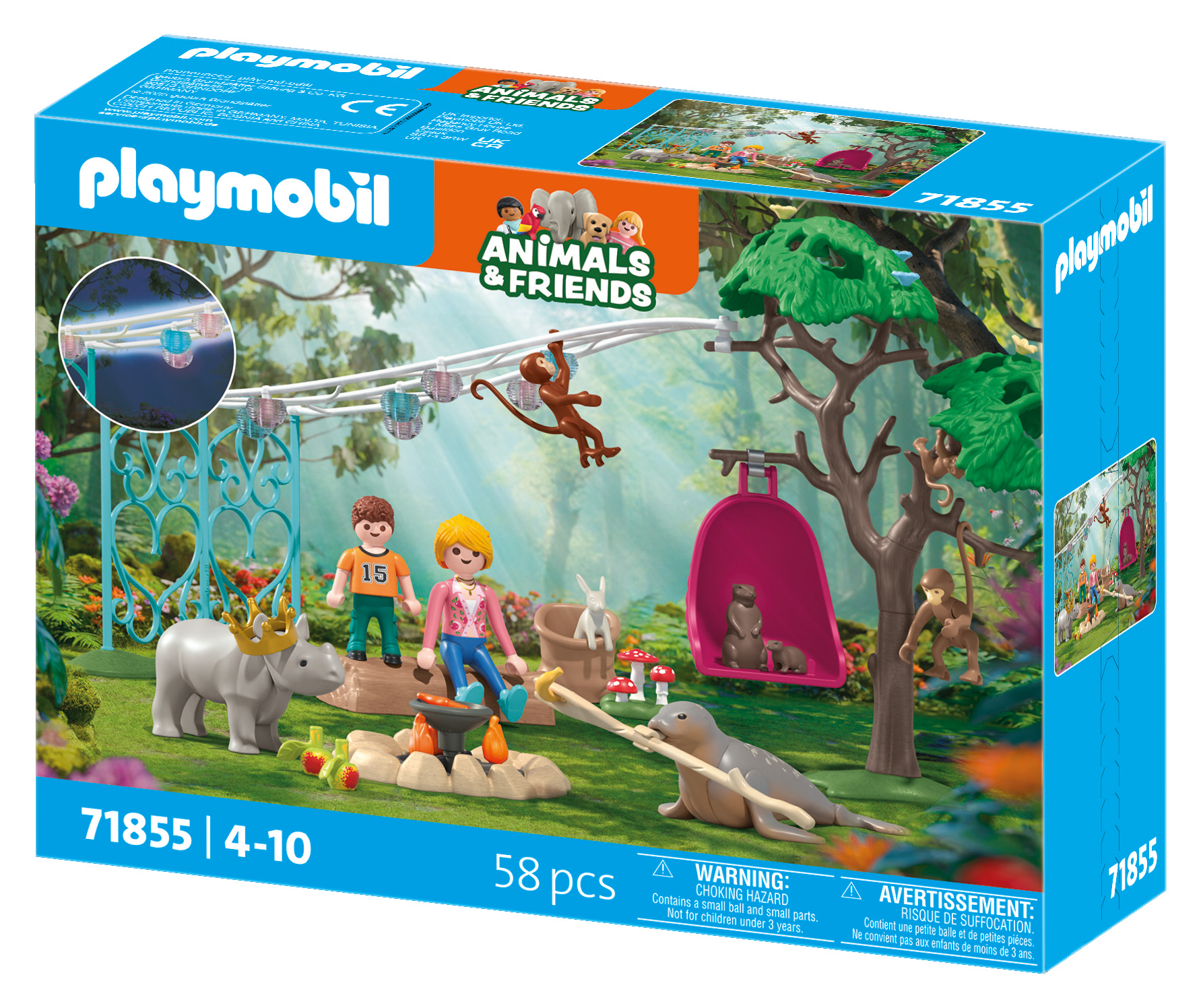 Playmobil Animaux et amis 71855 Fête d'anniversaire dans le jardin - vue 9