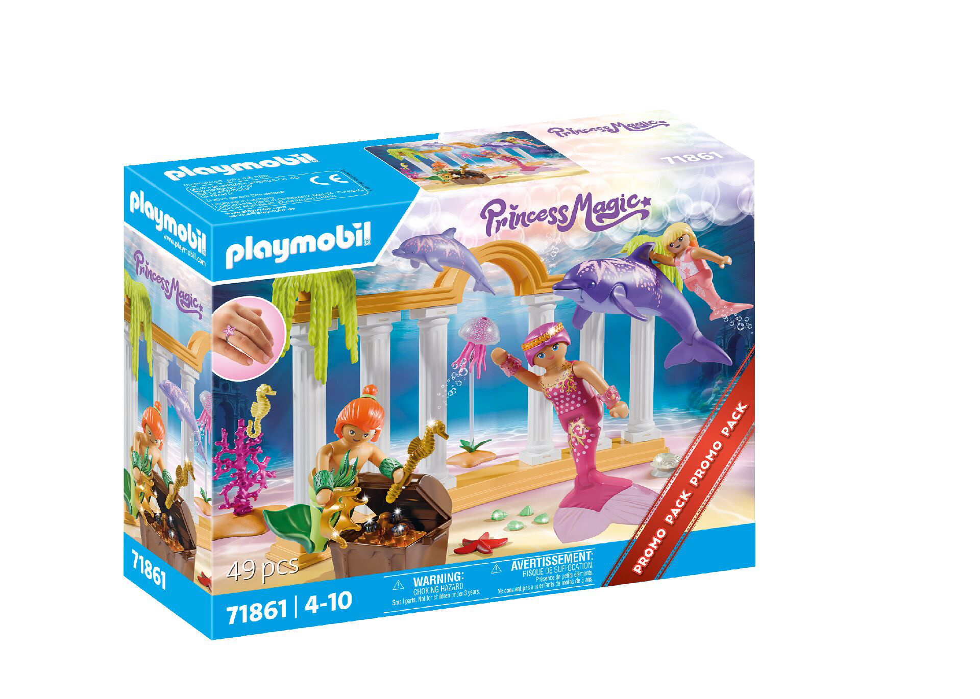 Playmobil 71861 Trésor des sirènes avec des dauphins Promo Packs