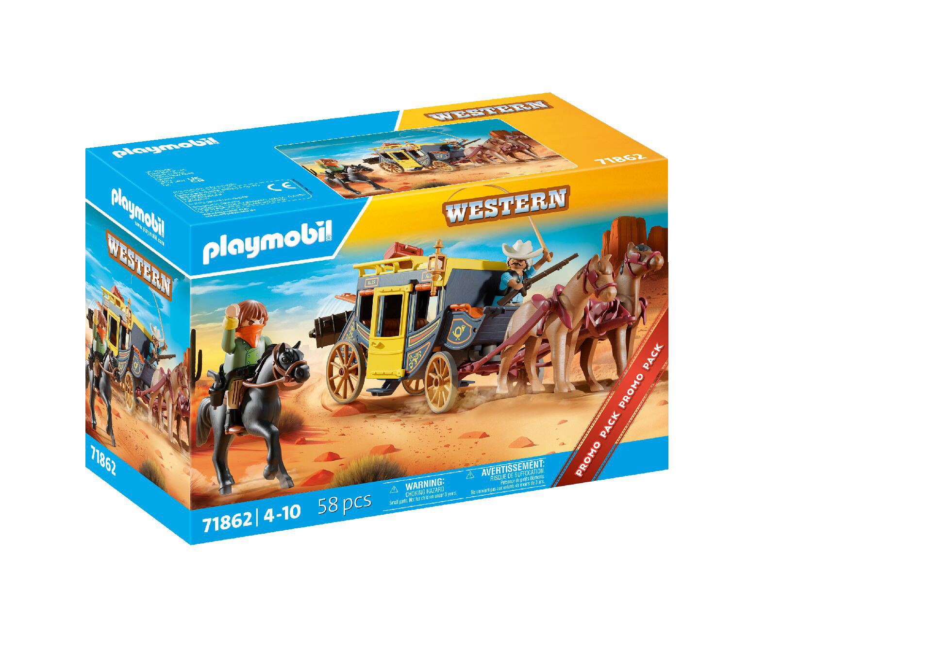 Attaque de diligence au Far West