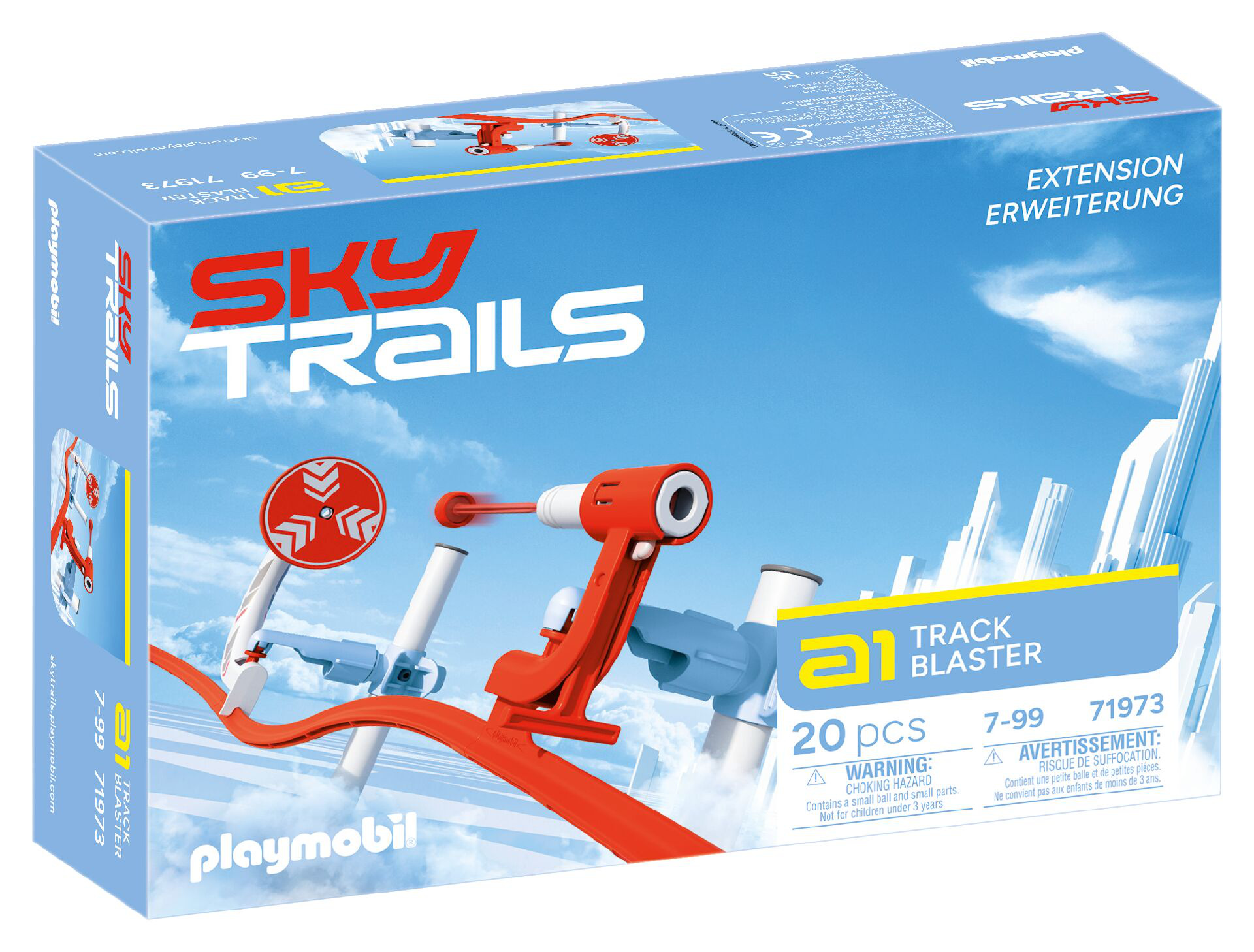 Sky Trails | Track Blaster | Jeu de Construction pour des Parcours Rapides & de 'action | Construis connecte & vis des Aventures passionnantes | 71973 - vue 10