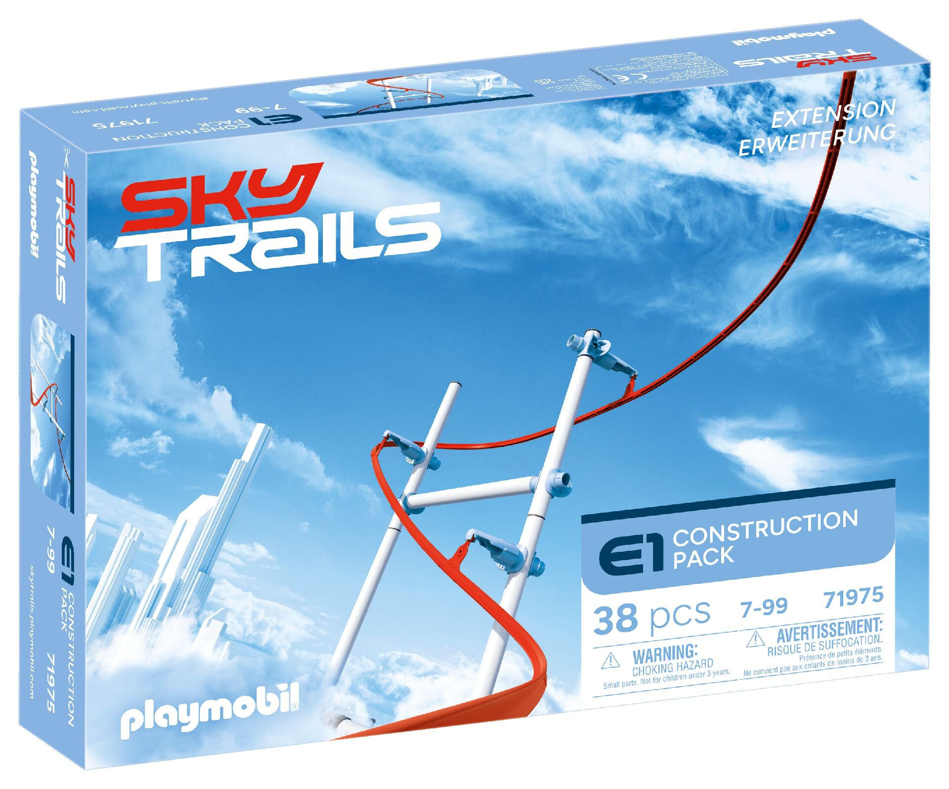 Sky Trails | Construction Pack | Jouets de Construction & Set d'accessoires à Construire | Crée Ton Propre Monde Sky Trails personnalisé et Plein d'imagination | 71975 - vue 10