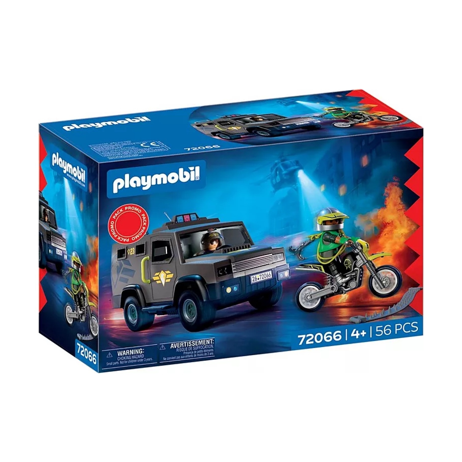 Playmobil Policiers 72066 Véhicule d'intervention SWAT Promo Pack - vue 7