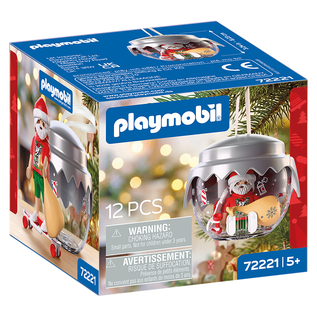 Playmobil Christmas 72221 Boule de Noël : skatter - vue 2