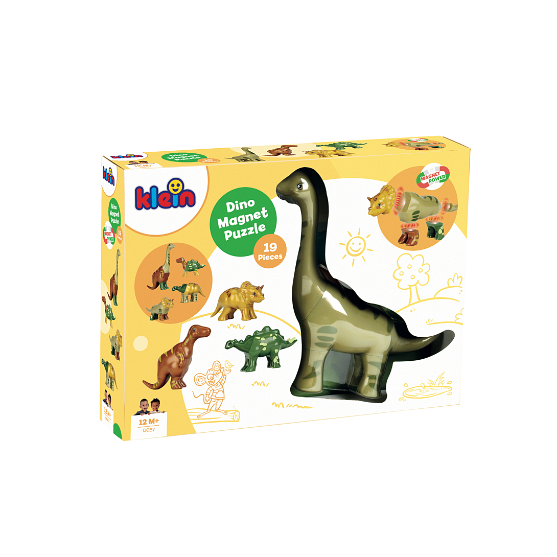 4 dinosaures magnétiques