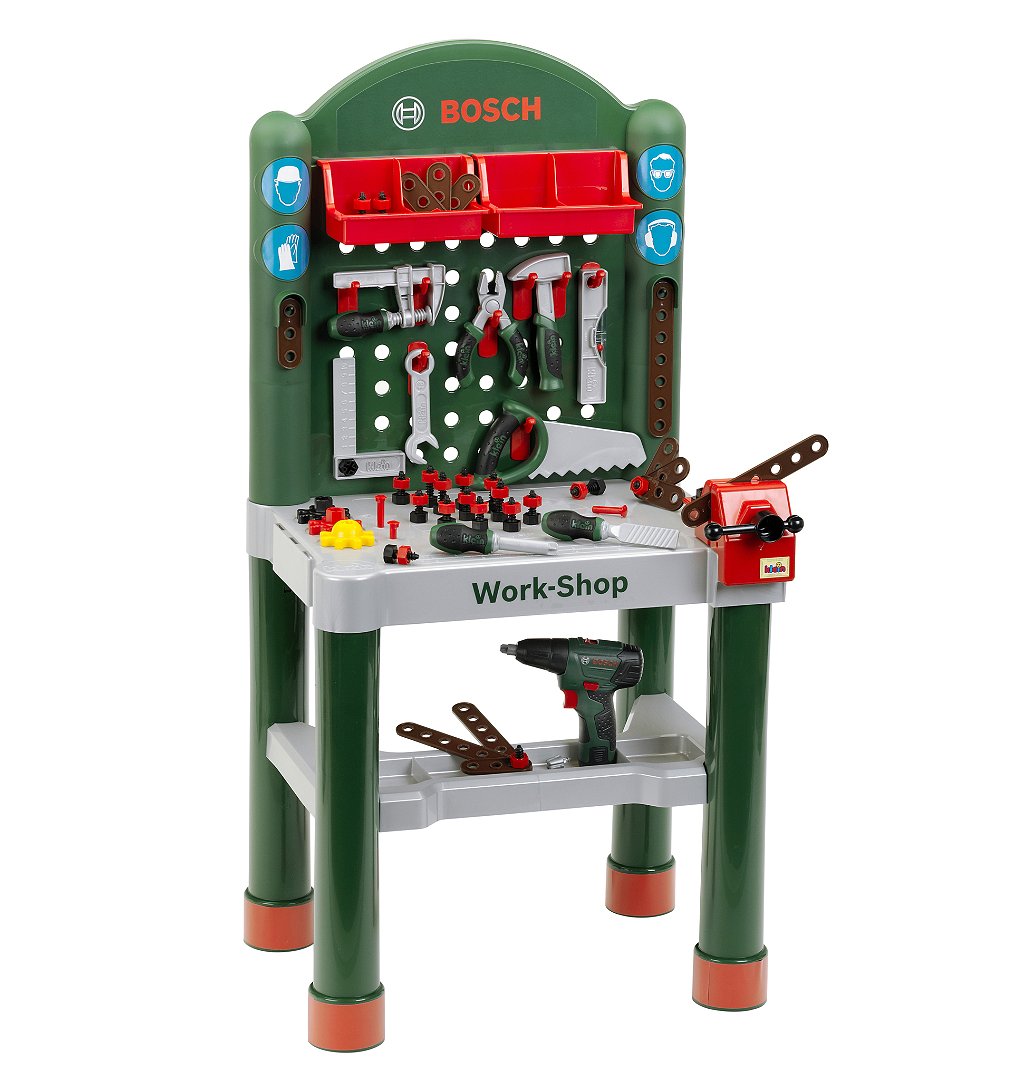 BOSCH - Etabli Work-Shop + visseuse mécanique - Jouet imitation