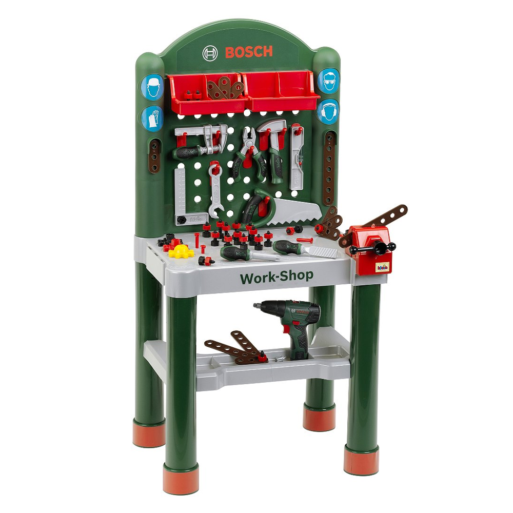 BOSCH - Etabli Work-Shop + visseuse mécanique - Jouet imitation