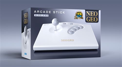 Arcade Stick Blanc - Neogeo AES+ (CONSOLE RETRO)