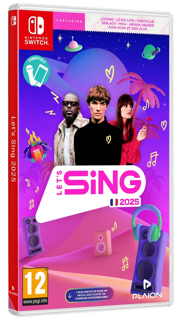 Let' Sing 2025 + 2 Micros Nintendo Switch Nintendo - vue 7