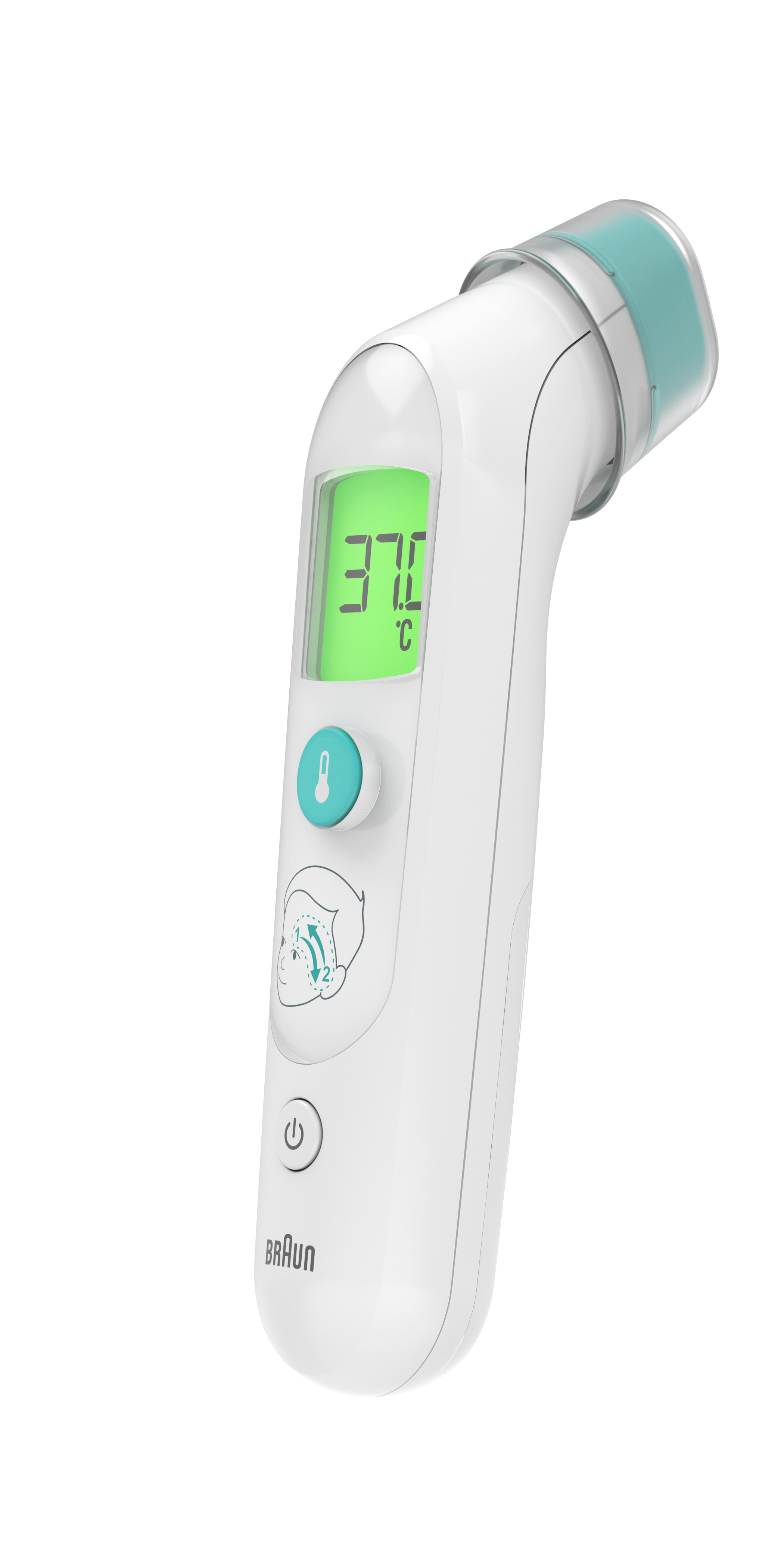 Braun Thermomètre temporal templeswipe BST200WE