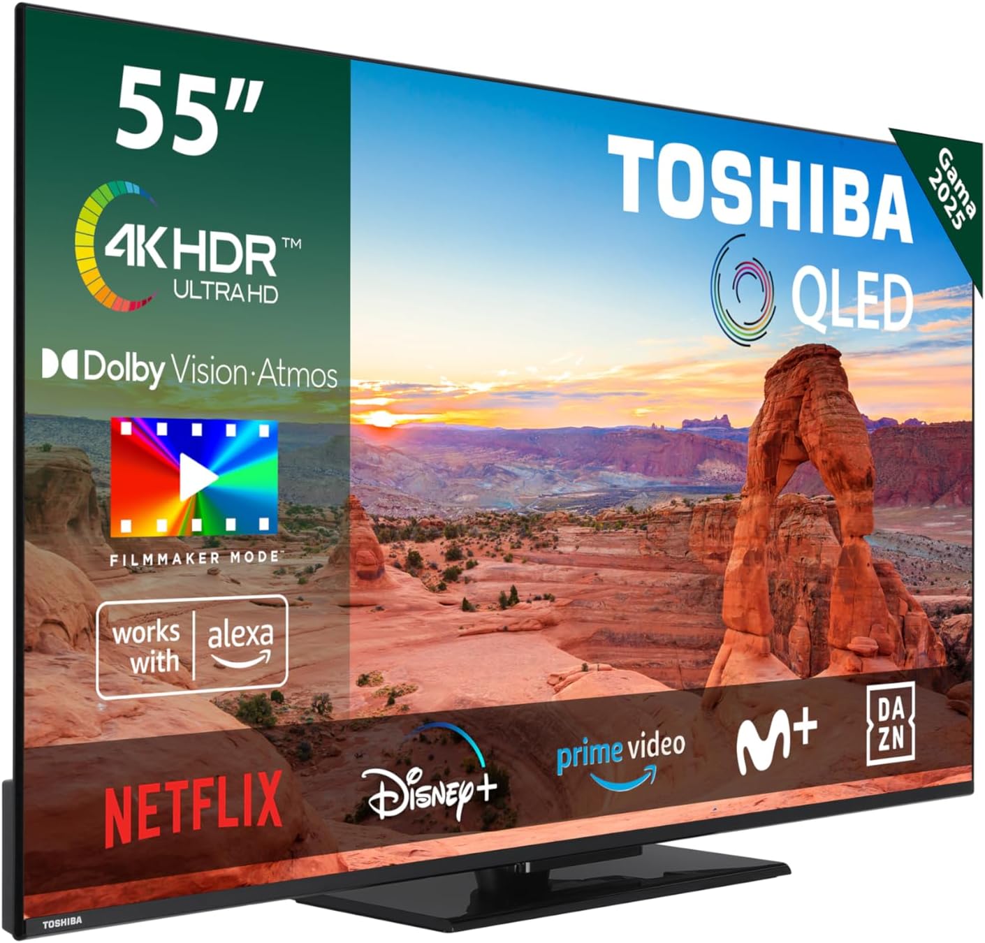 TV QLED Toshiba 55Qv3463Dg