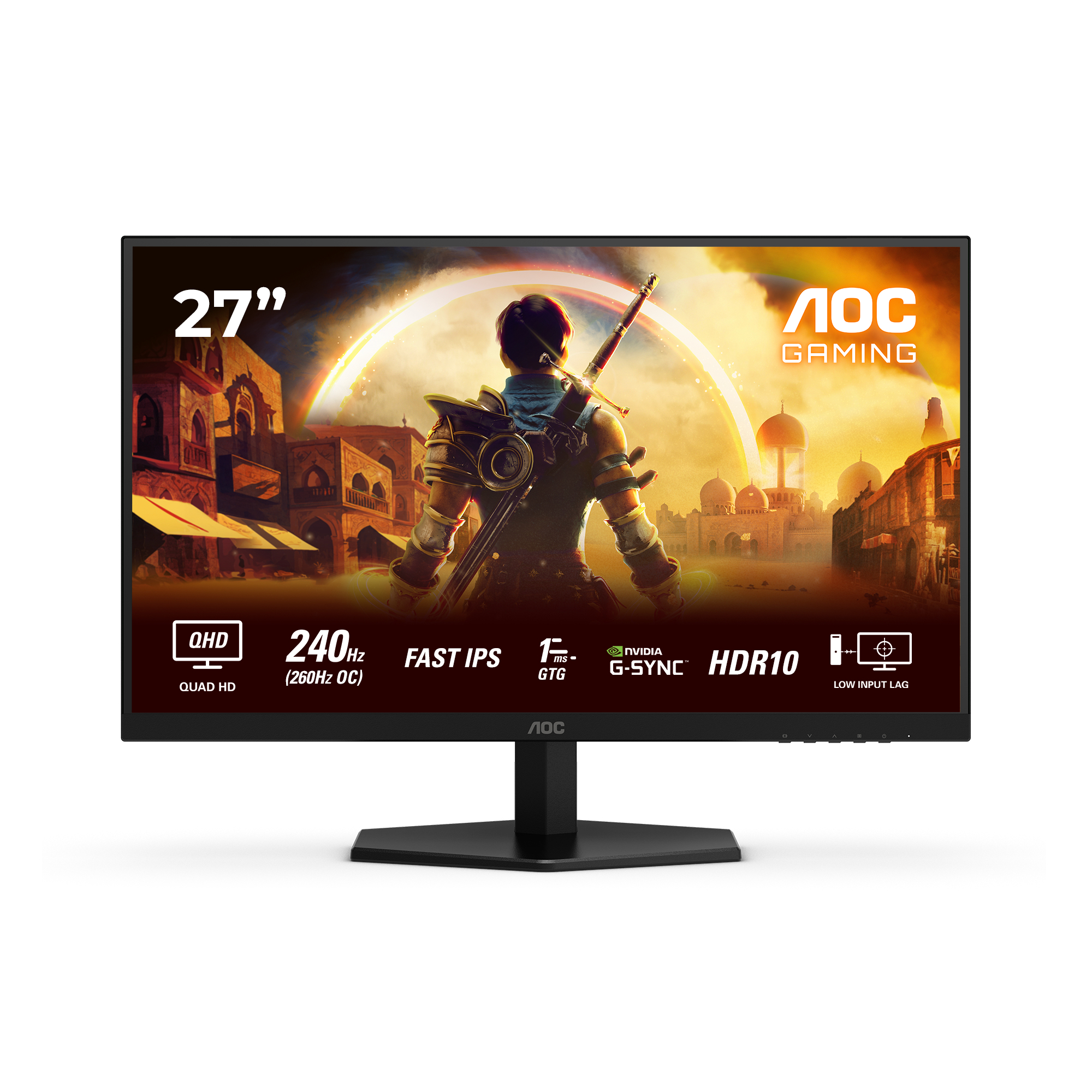 AOC Q27G42ZE écran plat de PC 68 6 cm 27 2560 x 1440 pixels Wide Quad HD LCD Neuf - vue 4