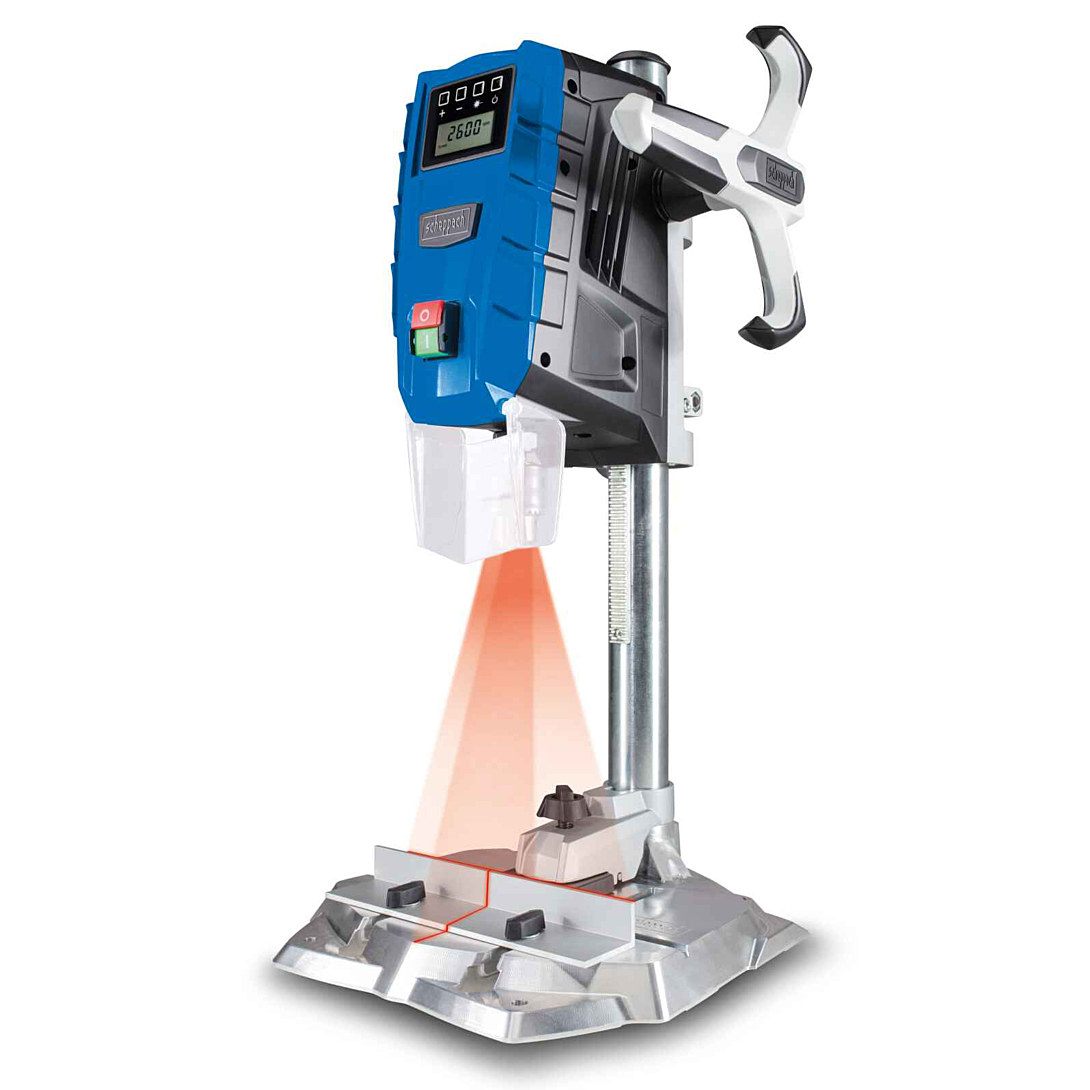 Perceuse à colonne 13mm, 710W, laser, affichage digital DP55