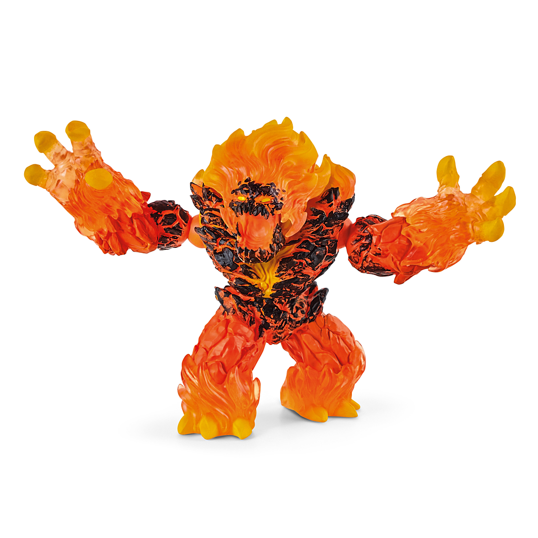 Démon de Lave Figurine mythique avec bras et mâchoire mobiles Jouet durable Schleich 70145 Eldrador - vue 5