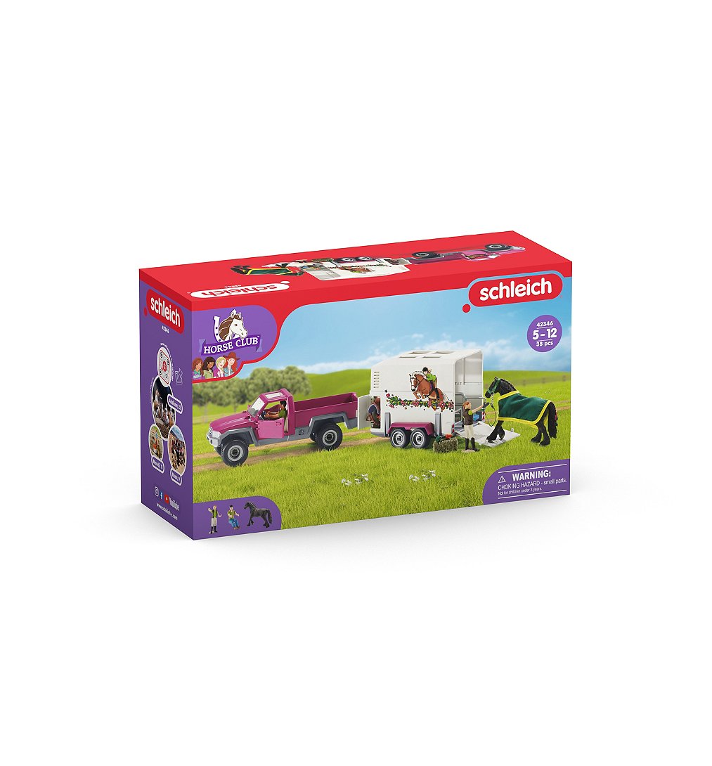 Pick-Up Avec Remorque Pour Cheval