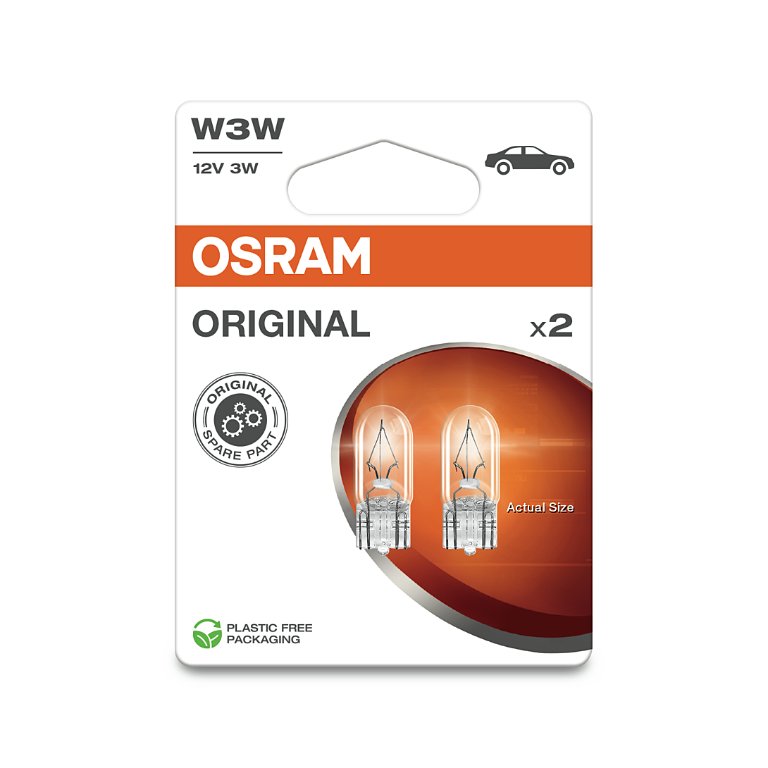 OSRAM W3W ORIGINAL - Blister de 2 ampoules