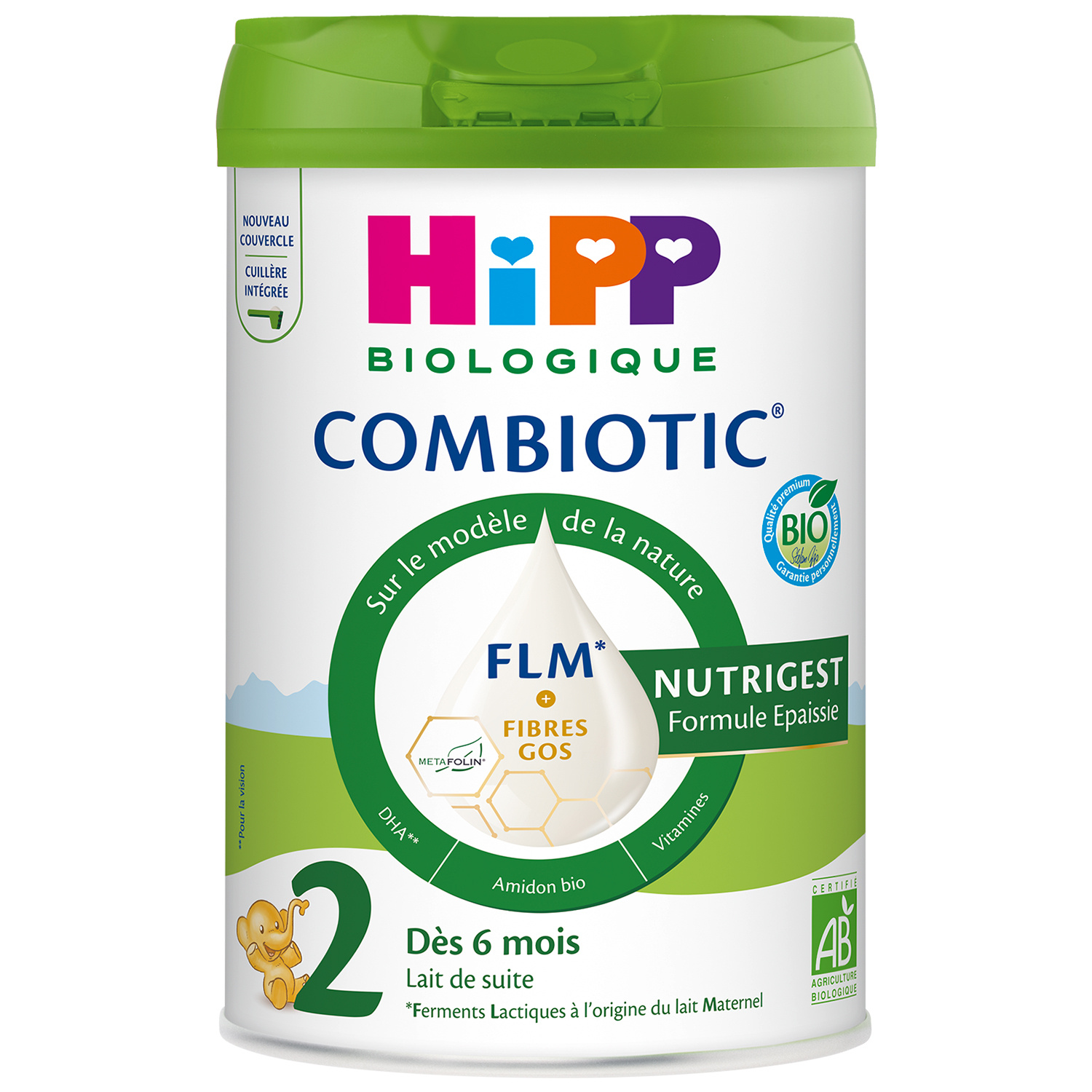 Hipp Lait 2 Combiotic FLM Nutrigest Bio Boîte dès