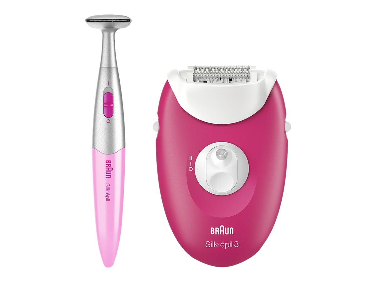 Braun Silk-épil 3 81711457 épilateur 20 pince(s) Rose, Blanc