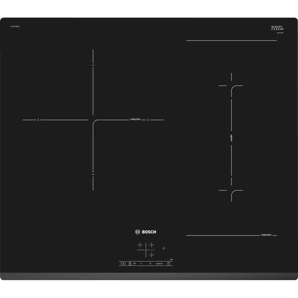 Plaque vitrocéramique BOSCH 9900W 59.2cm, 1033412