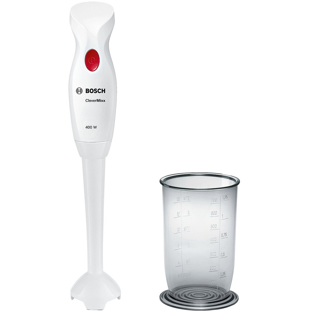 Mixeur plongeant Bosch CleverMixx MSM14100 400 W blanc et rouge