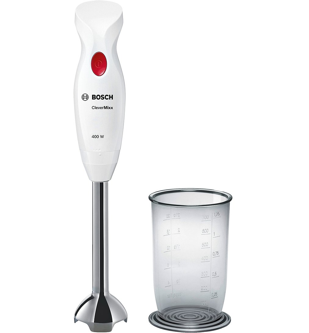 Mixeur plongeant Bosch CleverMixx MSM24100 400 W blanc et rouge