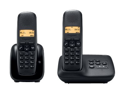 Téléphone fixe Gigaset Al170a duo rép noir