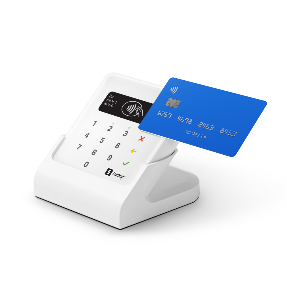 Terminal de paiement avec station de recharge SUMUP