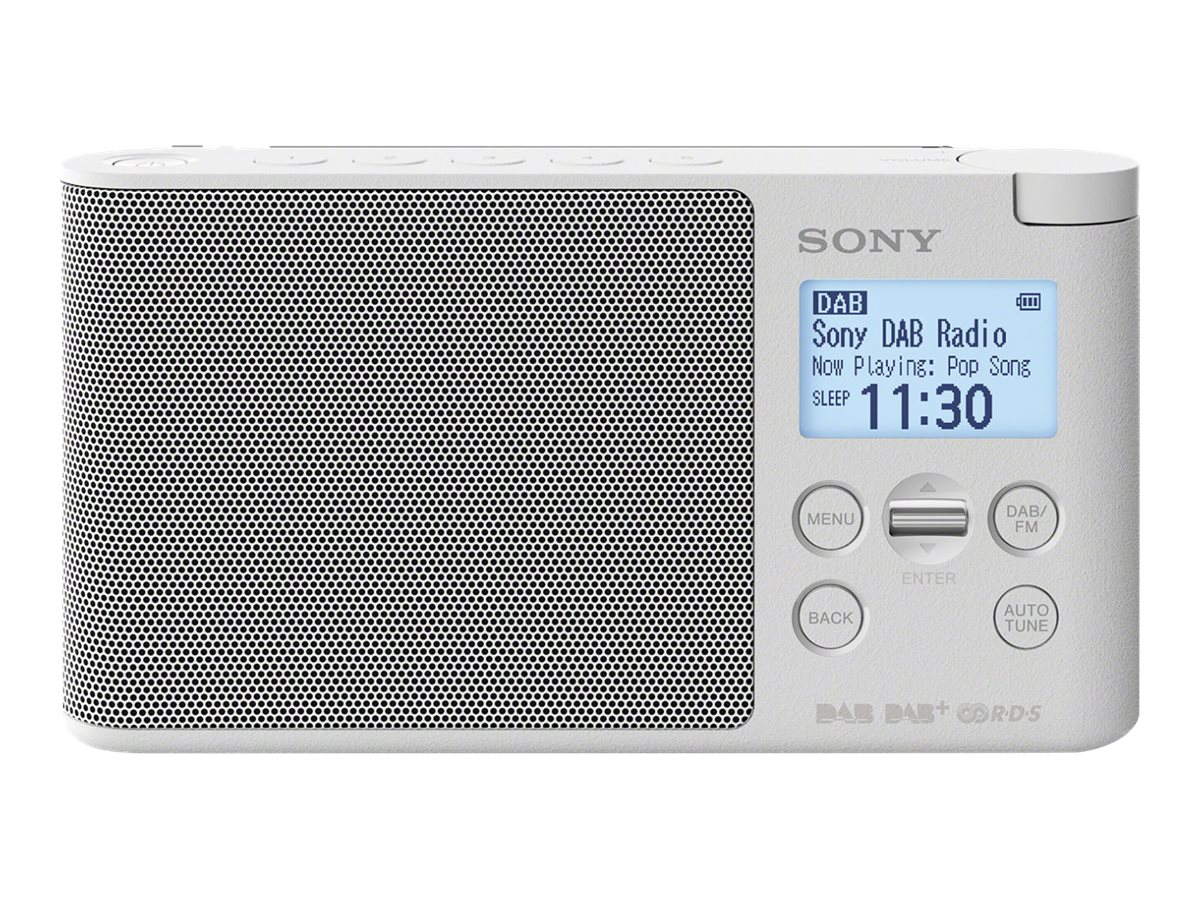 Radio portable numérique Sony XDR-S41D blanc