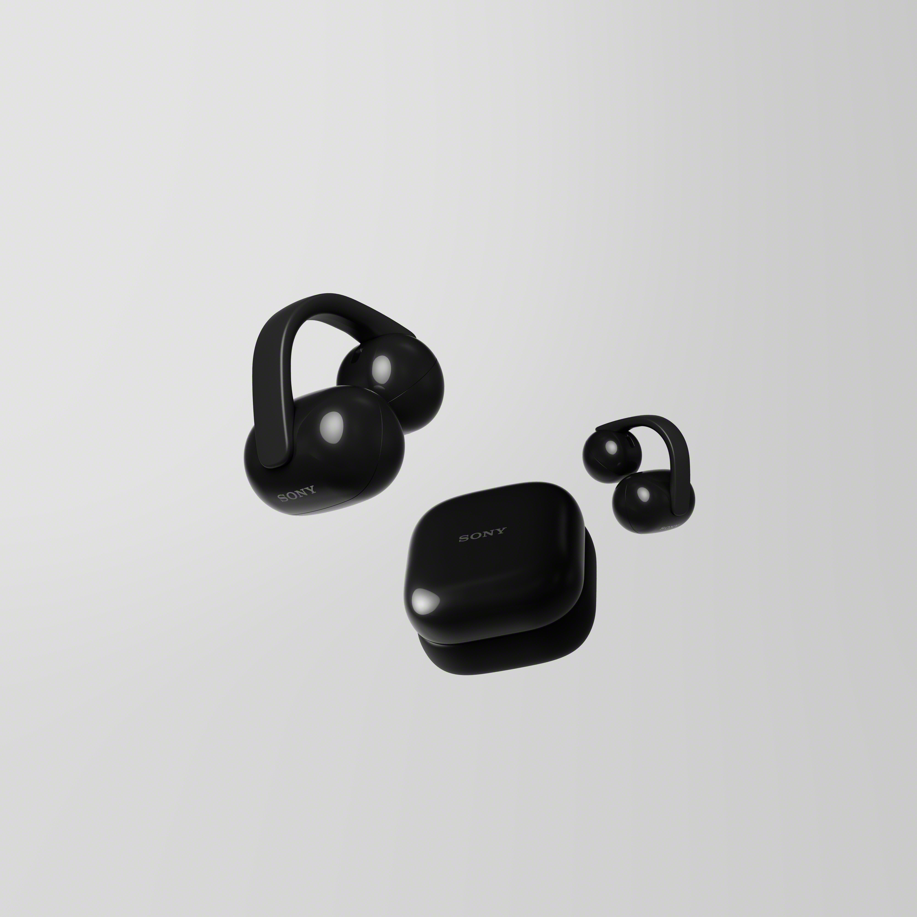 Ecouteurs bluetooth Sony LinkBuds Clip WF-LC900 avec réduction active du bruit Noir
