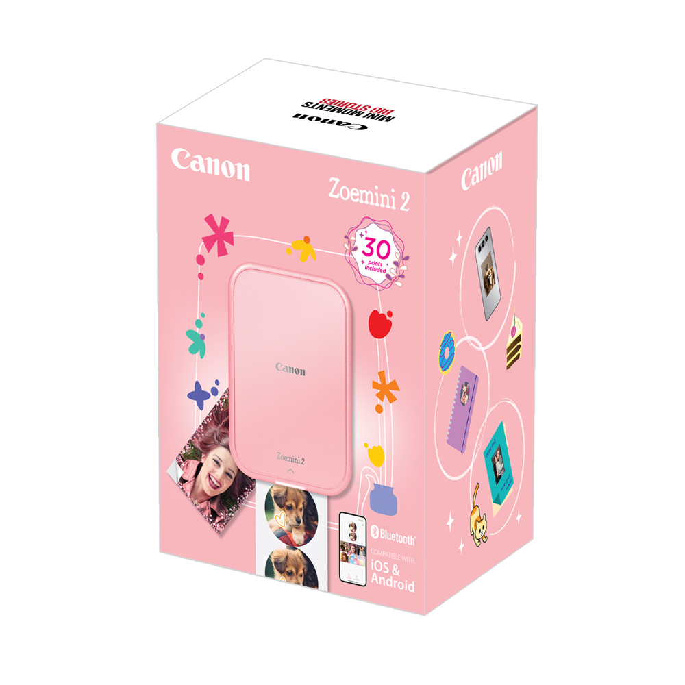 Zoemini 2 Pack - Rose doré(30 feuilles assorties + Housse)