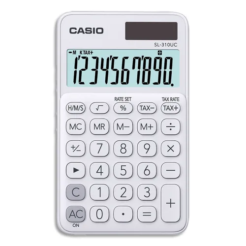 Casio calculatrice de poche blanc SL-310UC