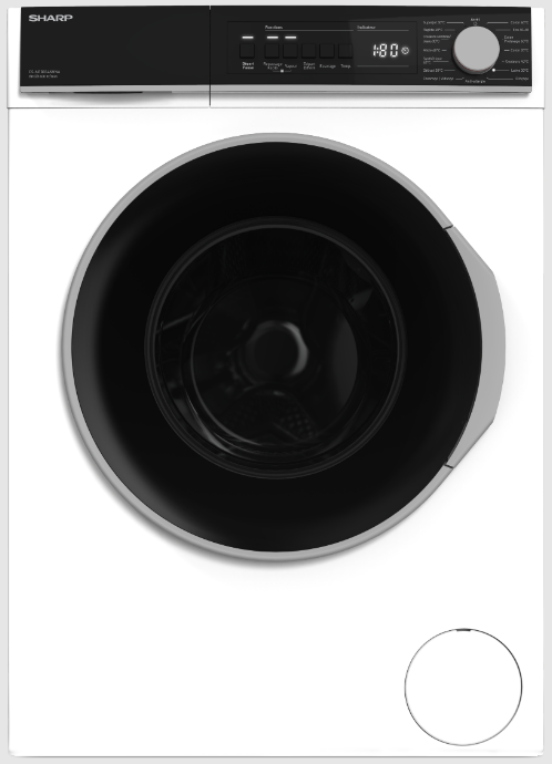 LAVE LINGE FRONTAL 7-8 kg Sharp ES-NFB814AWNA