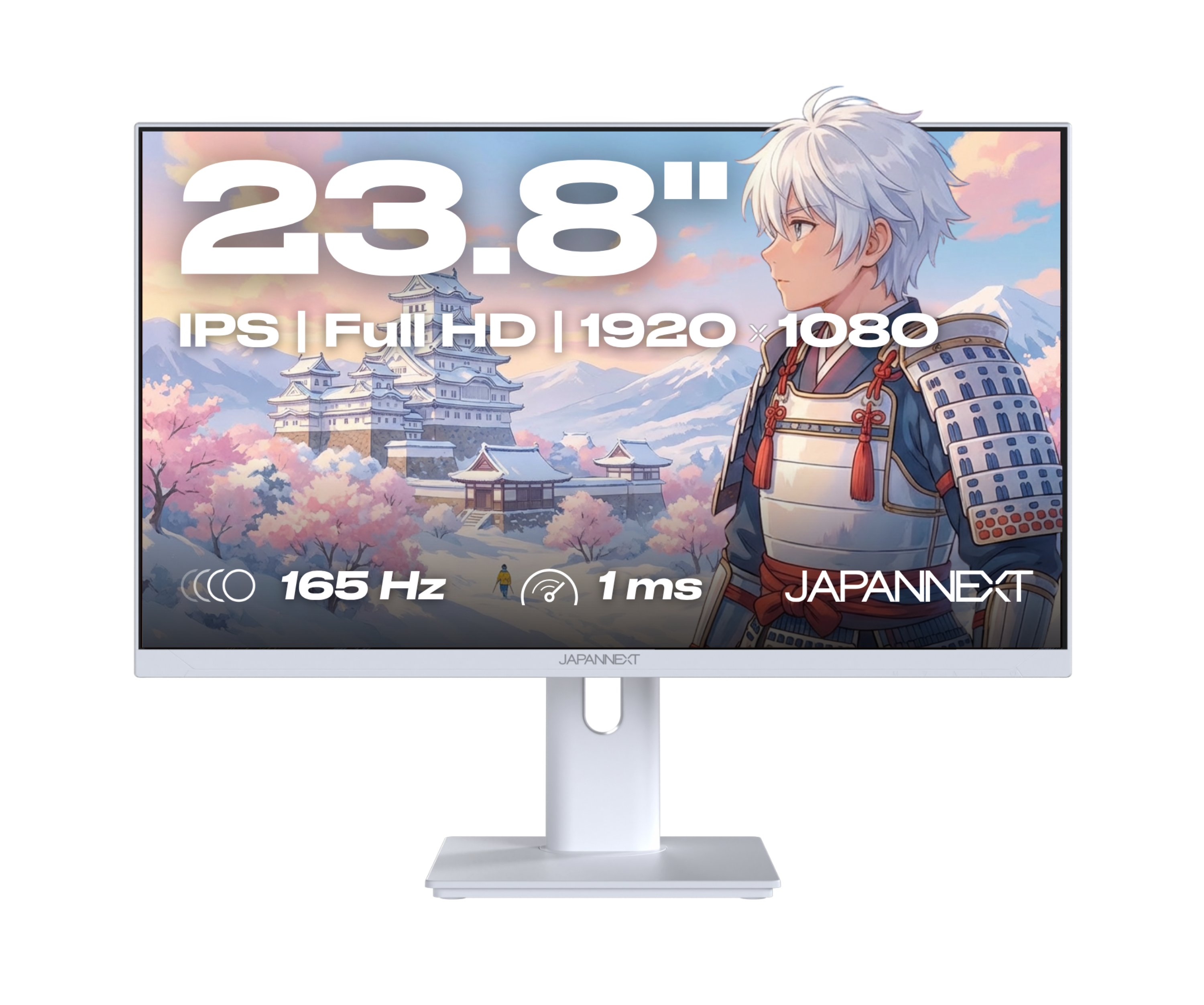 Ecran PC Gamer JAPANNEXT 23.8 IPS Full HD 1920x1080 165Hz 1ms JN I238F165 HSP W - vue 2