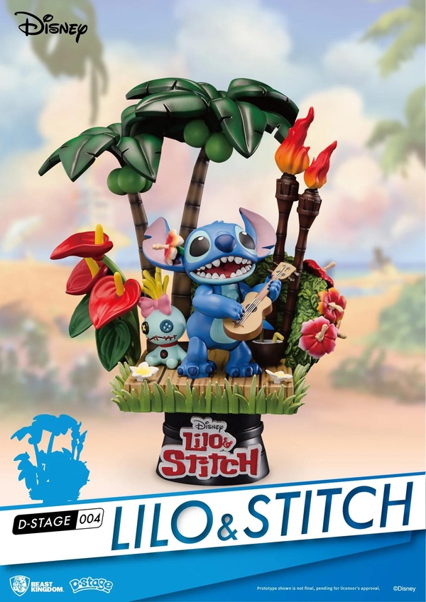 Figurine Diorama D Stage Disney Lilo & Stitch : Stitch [004] Hauteur 14 1cm