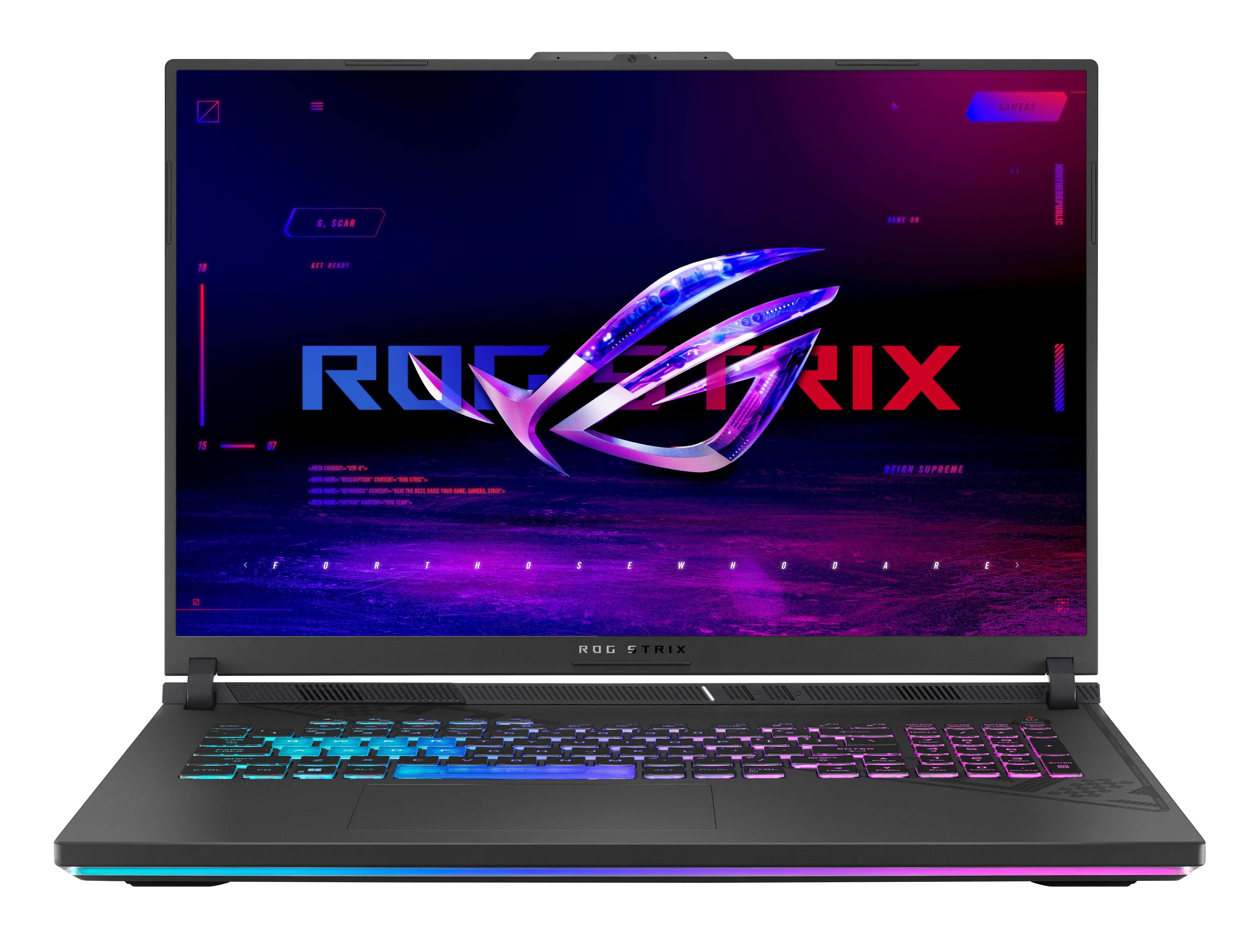 PC portable gaming Asus ROG Strix G18 STRIX G18 G814FP DR9033W 18 LED 240 Hz AMD Ryzen™ 9 RAM SSD Nvidia GeForce RTX 5070 - vue 2