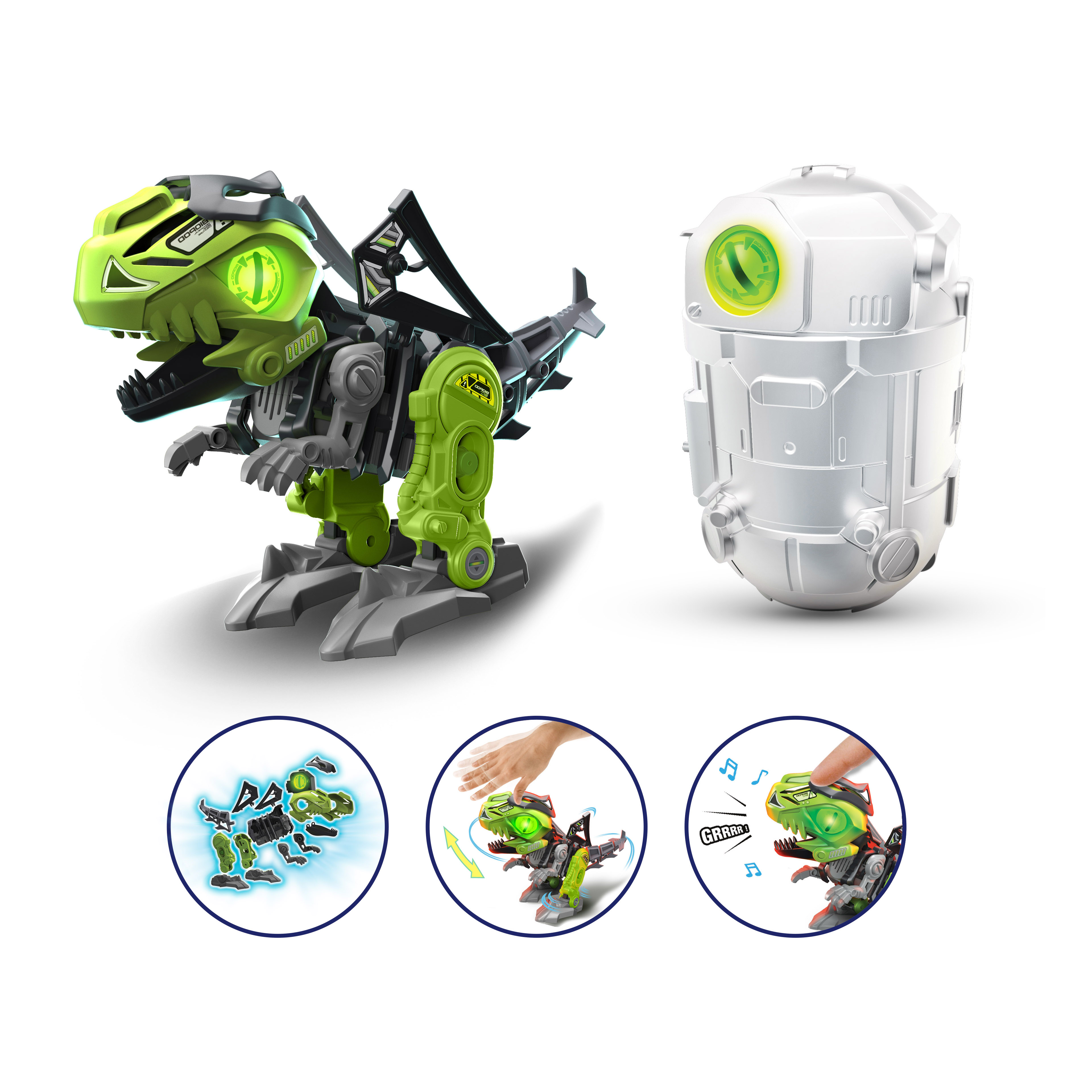 Mega Dino Biopod YCOO CYBERPUNK à construire 22cm - vue 3