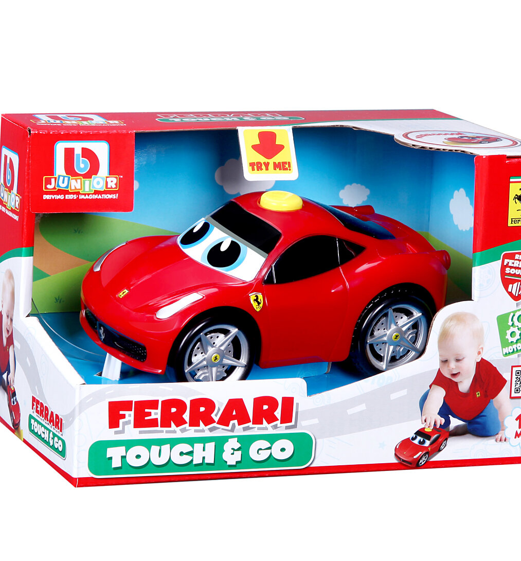 BB JUNIOR - FERRARI PUSH & GO - Son & Motorisée - Assortiment 458 / LaFerrari / F1