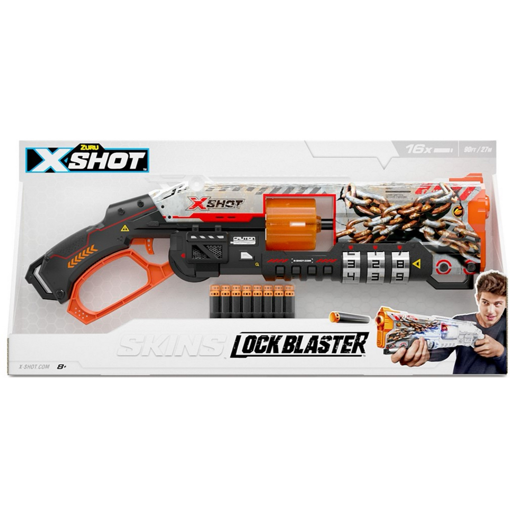 SKINS - LOCK GUN - lance fléchettes 8 cartouches