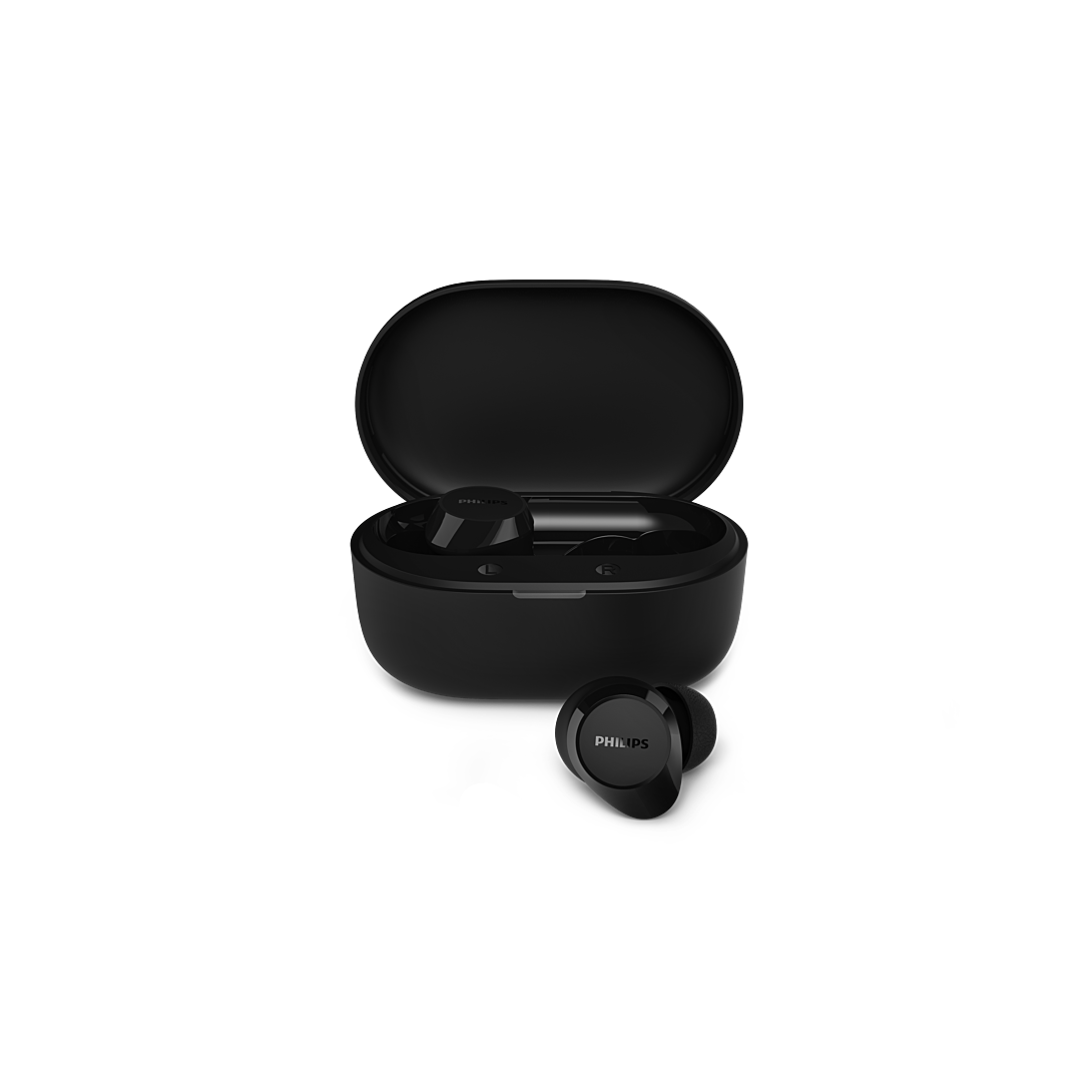 Auriculares Philips TAT1300BK sans fil Bluetooth 6.0 pour appels et musique noirs - vue 2