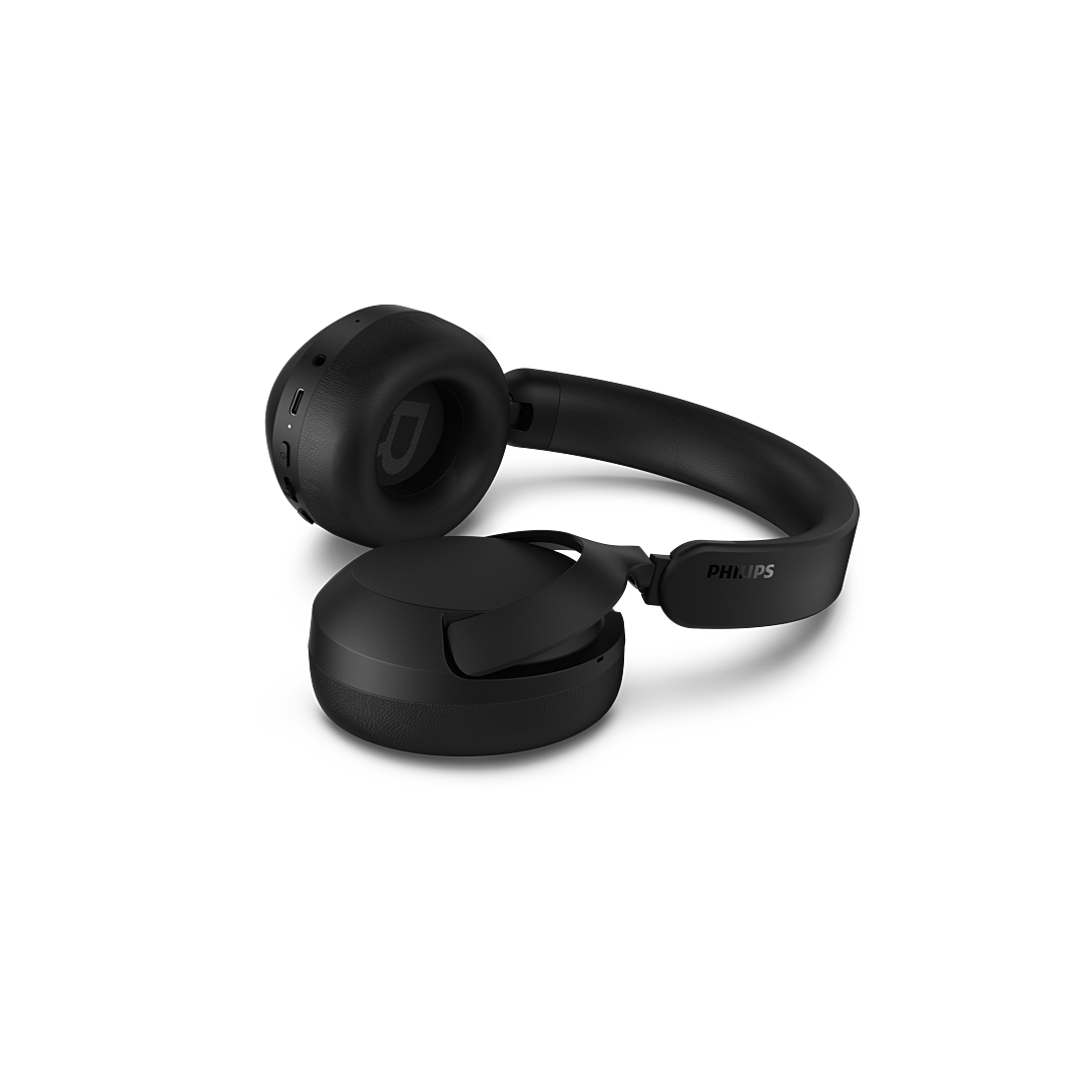 Auriculaires Philips TAH6000BK00 sans fil et filaires Bluetooth avec Réduction de Bruit Microphone charge rapide - vue 3