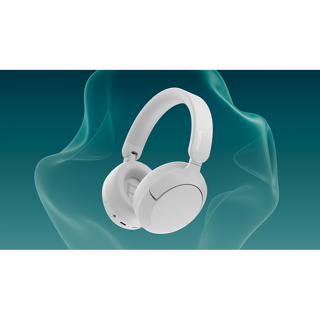 TAH6000WT00 ANC casque circum aural sans fil confort réduction de bruit jusqu'à 80 h d'autonomie