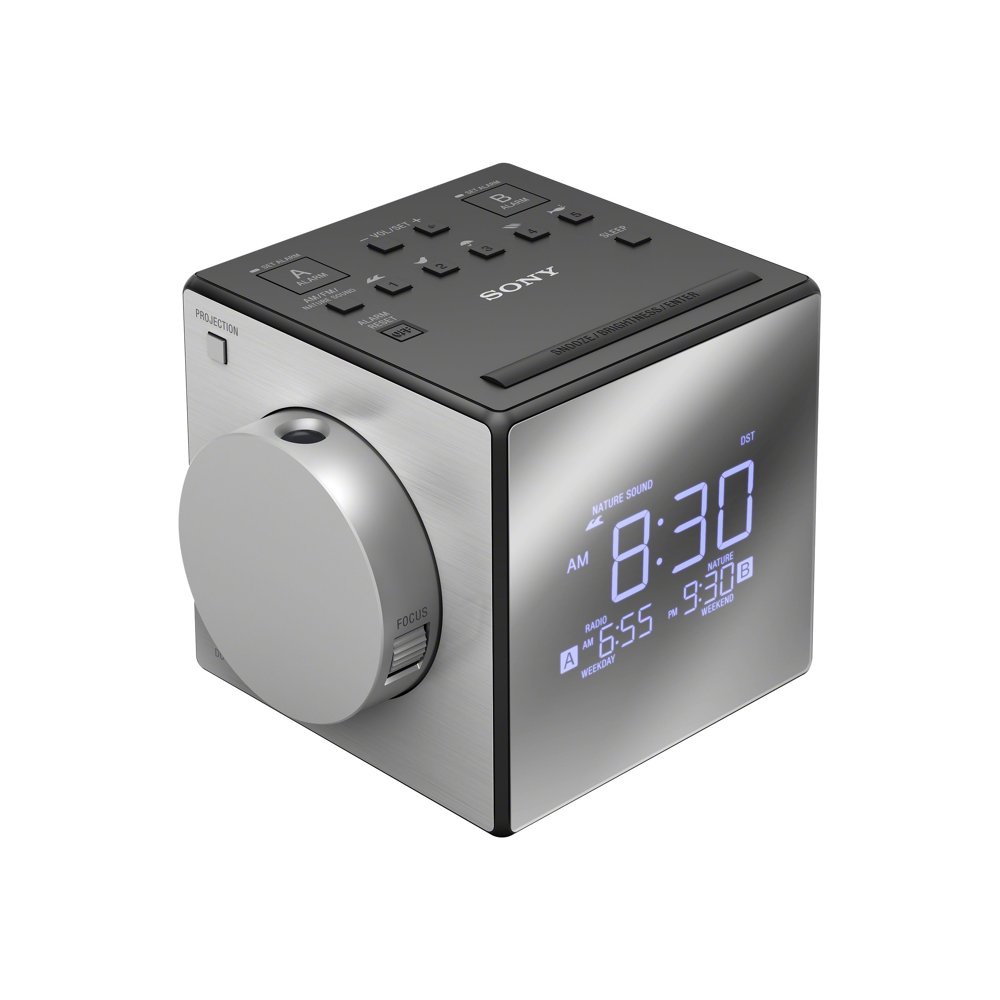 Radio réveil Sony ICF-C1 gris